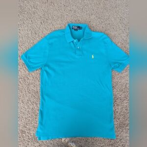 Polo By Ralph Lauren Teal Short Sleeve Shirt Mens Medium